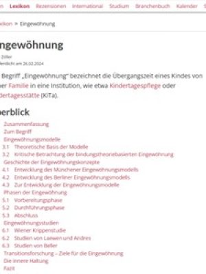 Socialnet_EIngewöhnung